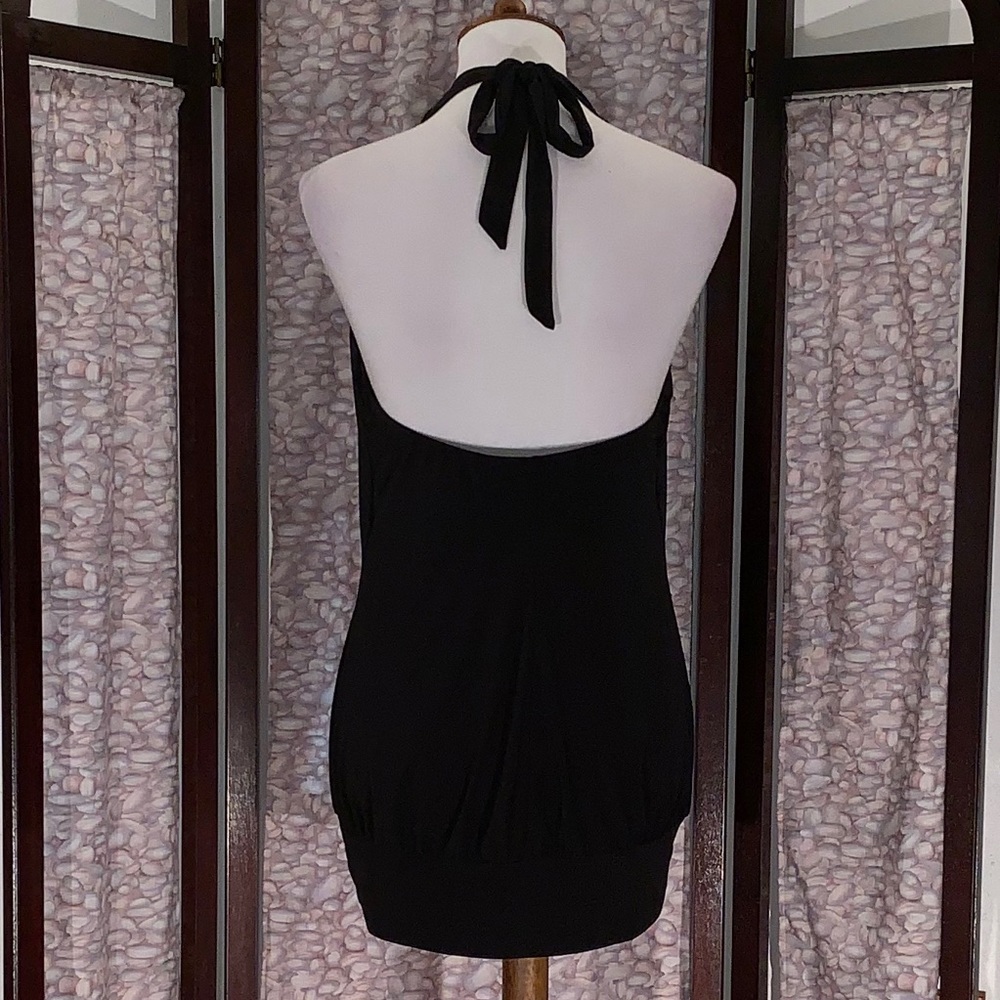 Linda Segal black halter top. - Picture 5 of 7